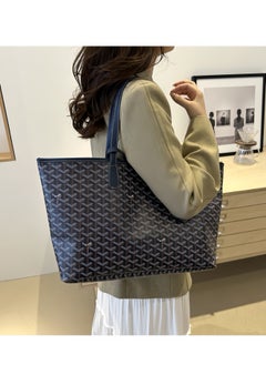 Lee Yon Printed Shopper Tote, Blue  - Image 2