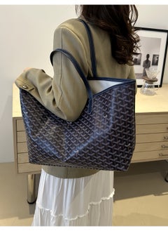 Lee Yon Printed Shopper Tote, Blue  - Image 3