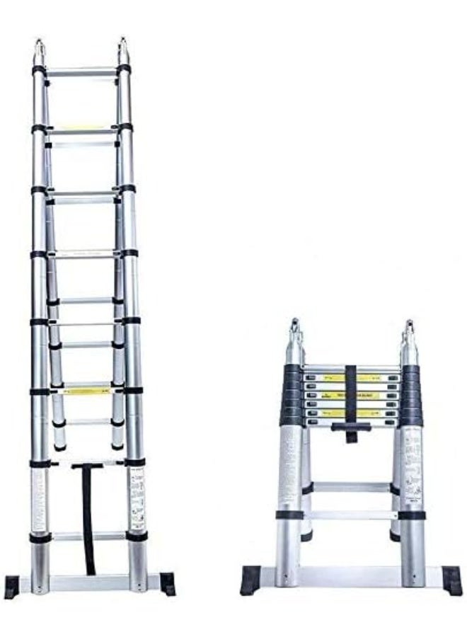 14FT Telescopic Aluminum Ladder – Retractable, Detachable & Multipurpose Design for Home and Professional Use - Image 3