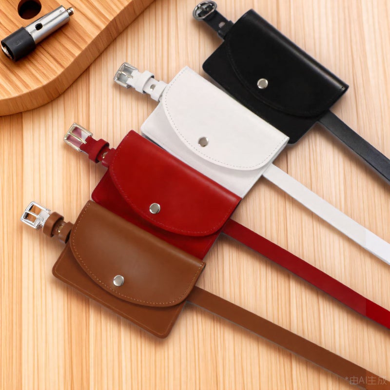 Waist Bag Fashion Commuter Small Square Bag Decorative Dress Bag Waist Chain Niche Design Sense Waist Bag Women'S - Image 3