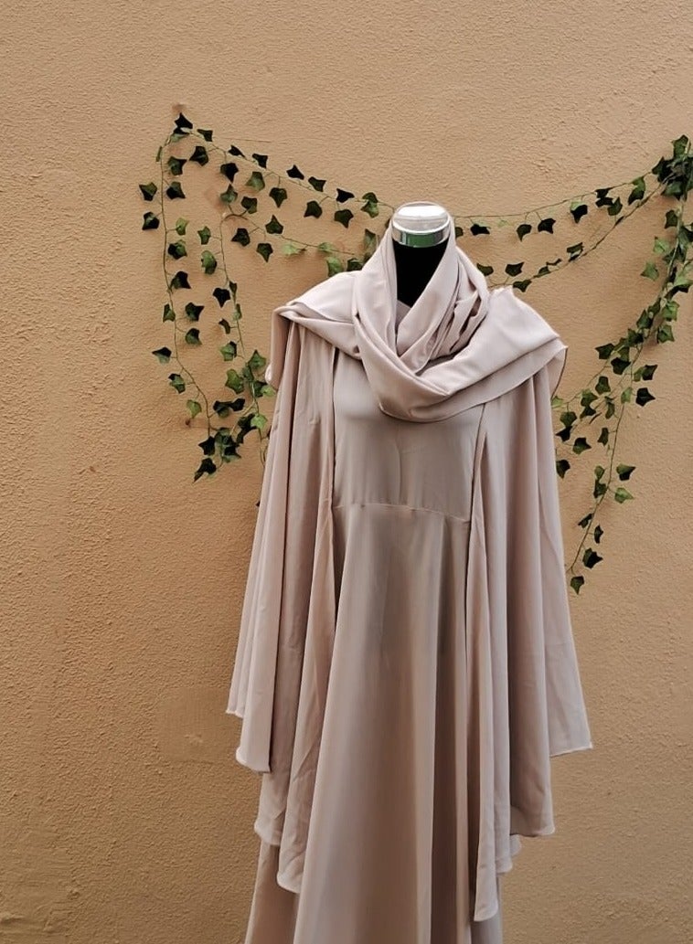 عباية بيج أنيقة  - Image 3