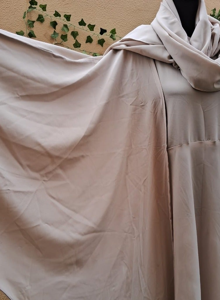 عباية بيج أنيقة  - Image 4