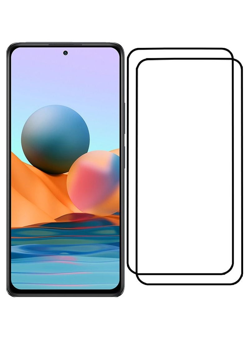 CATANES 2 Pack For Xiaomi Redmi Note 10 Pro Screen Protector Tempered Glass Full Glue Back - Image 2