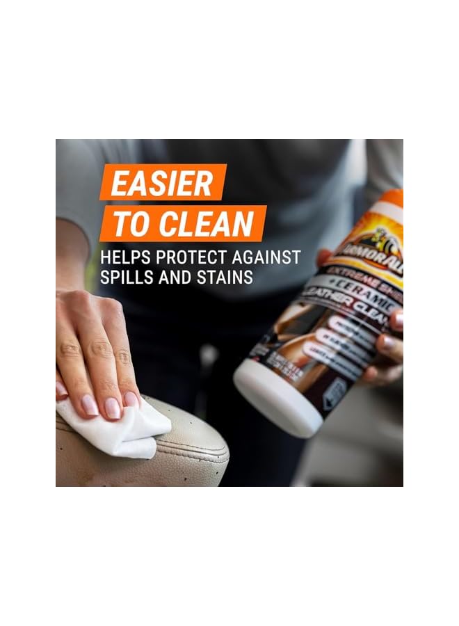Armor All Leather Cleaner Wipes for Car Interior with UV Protection, Ceramic Leather and Extreme Protectant Wipes Bundle (50 Wipes Total) - Image 5