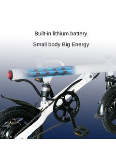 Gasin Adult E-Bike Scooter, 50KM Range, 400W Motor, 14-inch Shock-Absorbing Tires, Foldable, Specialized for Commuting, Beach, Sandy Ground & Mountain Riding  - Image 5