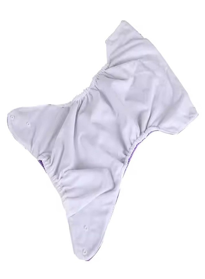 Miracle moms Reusable Cotton Cloth Diaper Set Adjustable 3 Baby Diapers with 3 Black Inserts & Peach Color Feeding Bib | Washable & Eco-Friendly (Multicolor) - Image 3
