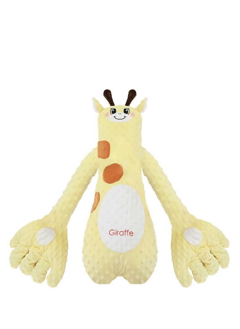 ميكسد Baby Tapping Toy for Sleep - Giraffe Sleep Aid | Adjustable Baby Patter Cute Cartoon Soother Red Bean Filling for Anti-Frightening 