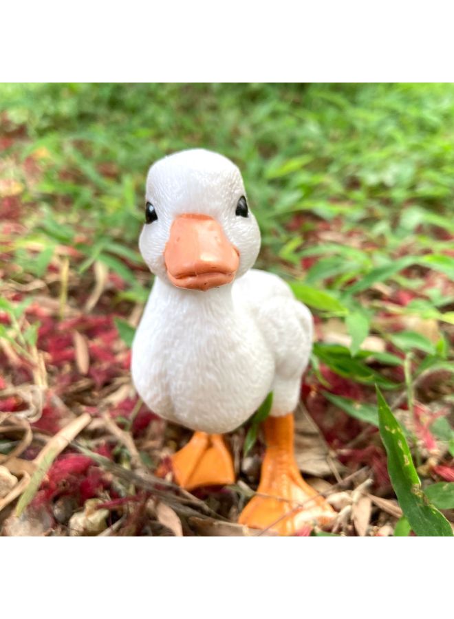 Simulation Animal Solid Model Toy Poultry White Duck Yellow Duck Model Children's Cognitive Toy Ornaments Handheld-Color:Large Yellow Duck 127-1388 - Image 4