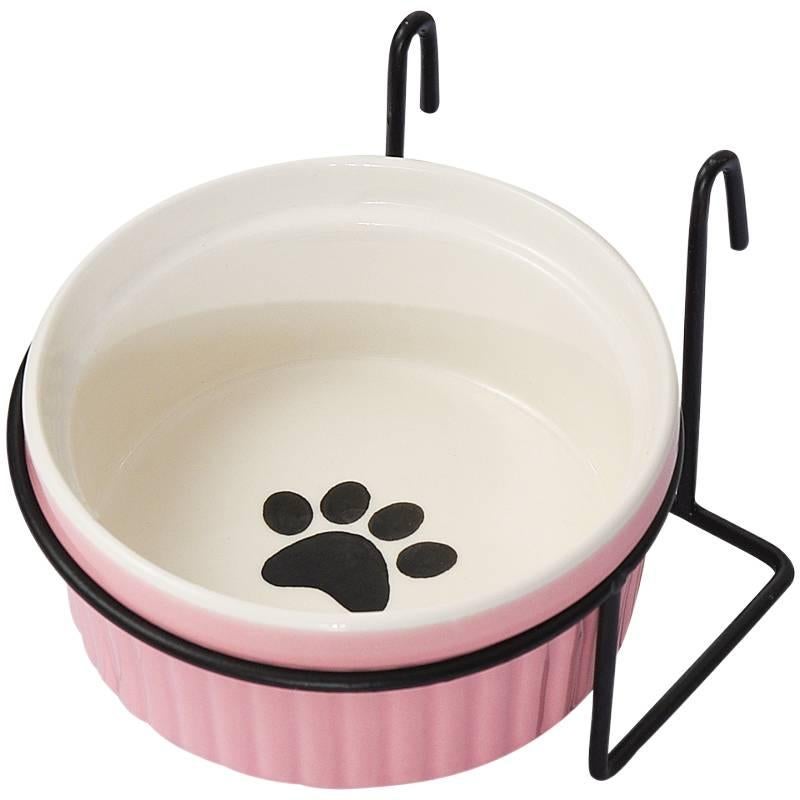 ( ) + Double Pet Bowl with Raised Stand and Anti-Tip Base Feeding Bowl Pet Feeding Accessory Easy Clean Bowl Floor Mat Use Food and Water Daily Feeding Home Use for Cats and Dogs - Image 5