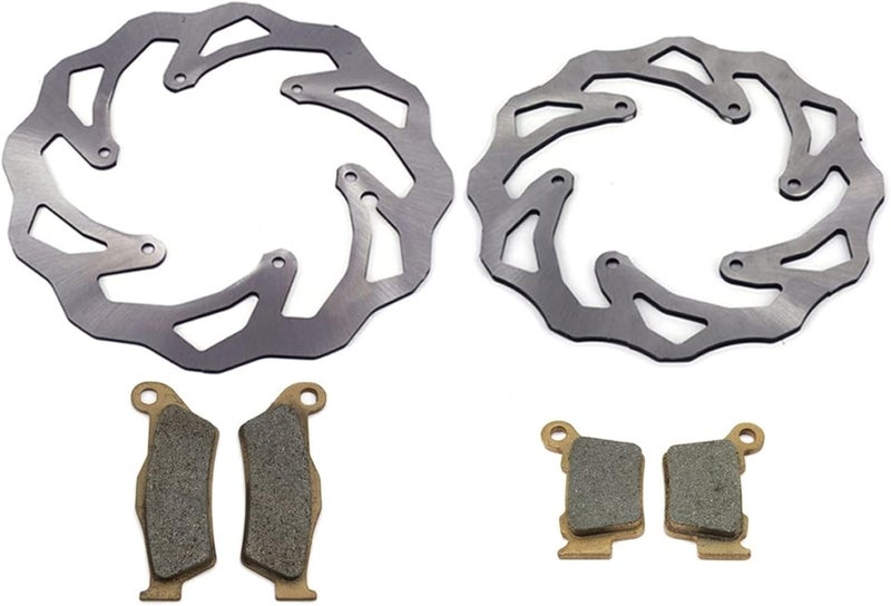Wivplex Motorcycle Brake Discs and Pads Set