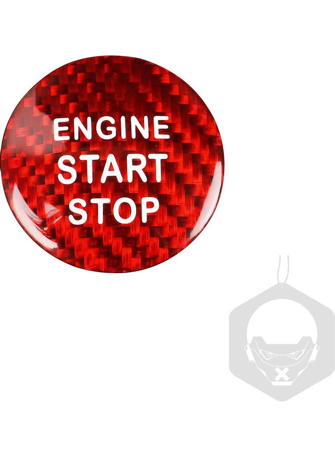 NIBEMINENT Carbon Fibre Protector Car Engine Start Stop Switch Button Sticker For Lexus NX200 NX300 GS ES200 ES250 CT RX300 - Image 4