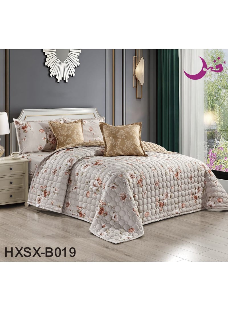 Moon 6-piece compressed two-piece comforter set