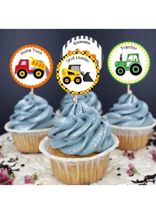 Fancy Land - Truck Stickers for Kids 500PCS Perforated Roll Construction Sticker Car Home Family Birthday Party - Image 1