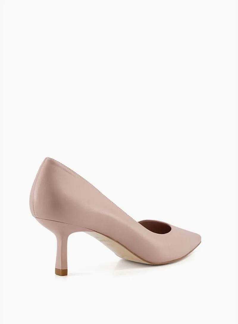 Dune LONDON Anastasia Pointed Toe Flared Heel Sandals