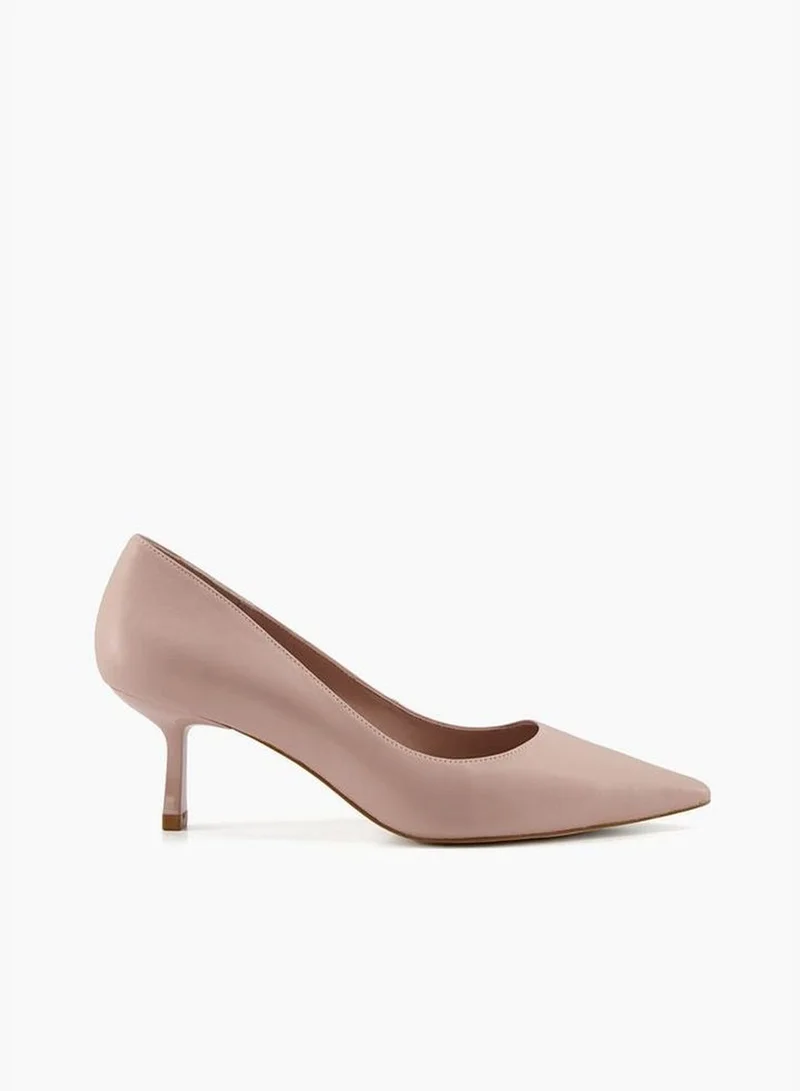 Dune LONDON Anastasia Pointed Toe Flared Heel Sandals