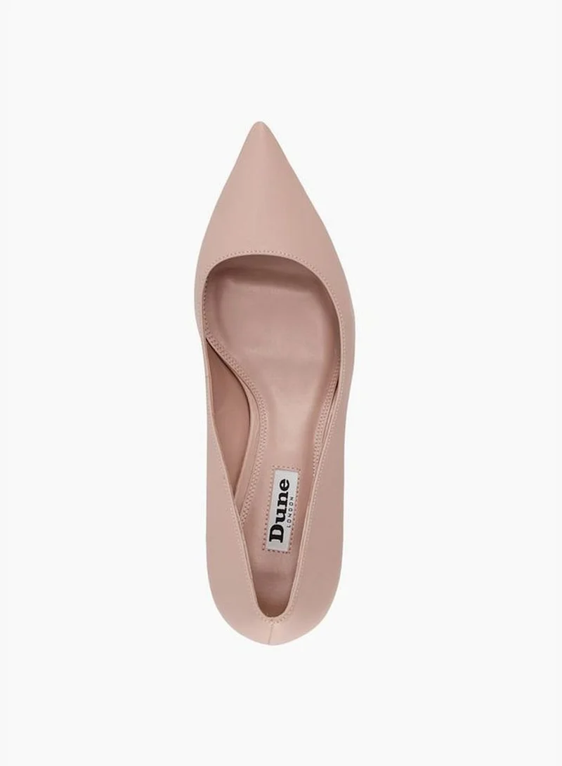 Dune LONDON Anastasia Pointed Toe Flared Heel Sandals