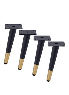 Y&D Furniture legs, Metal coffee Table Legs Feet Iron Tv Cabinet Feet, Replacement Leg Golden Sofa Heavy Duty Stainless Steel Gold Can Bear 800kg 4 Pcs  - Image 1