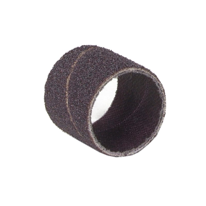 Abrasive Spiral Band, Resin Bond, Aluminum Oxide, 1/2" Inside Diameter x 1/2" Width, Grit 80 (Pack of 25)