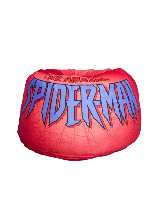 ويفي بين باج مقعد دائري وسط مريح بتصميم سبايدر مان  - مخمل - Image 3