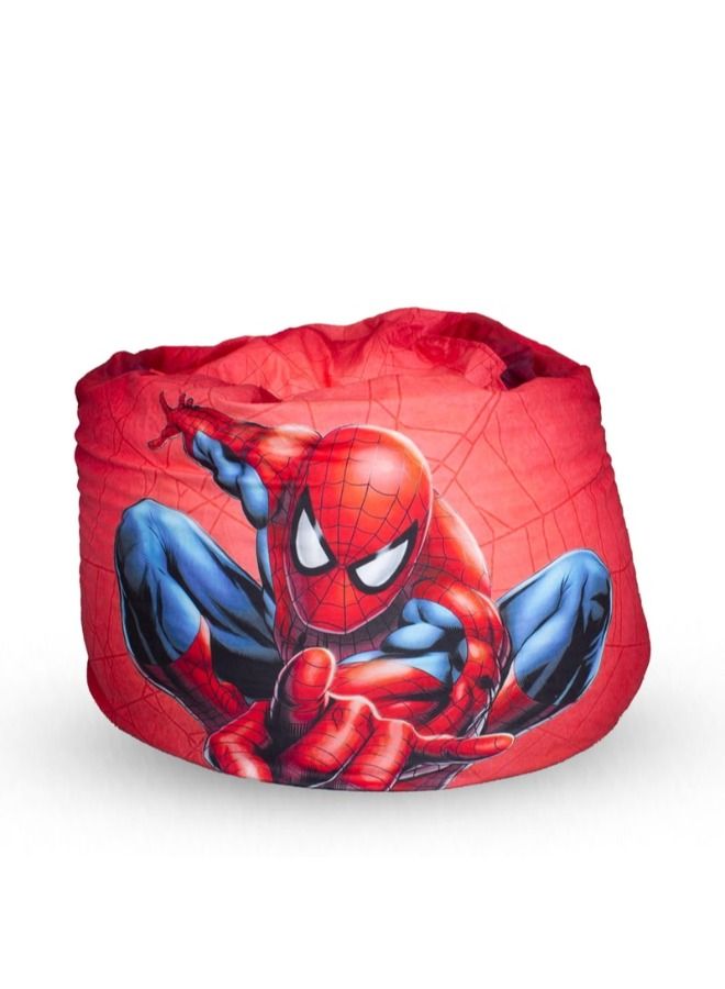 ويفي بين باج مقعد دائري وسط مريح بتصميم سبايدر مان  - مخمل - Image 2