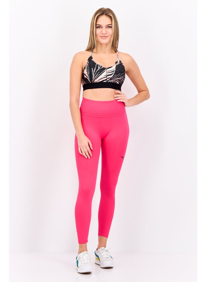 PUMA Women Printed Non Padded Sports Bra, Multicolor  - Image 4