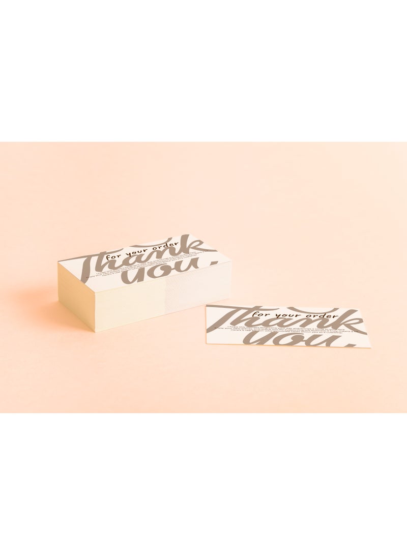 طقم كروت شكر فاخرة – 100 كارت بتصميم راقٍ - Image 3