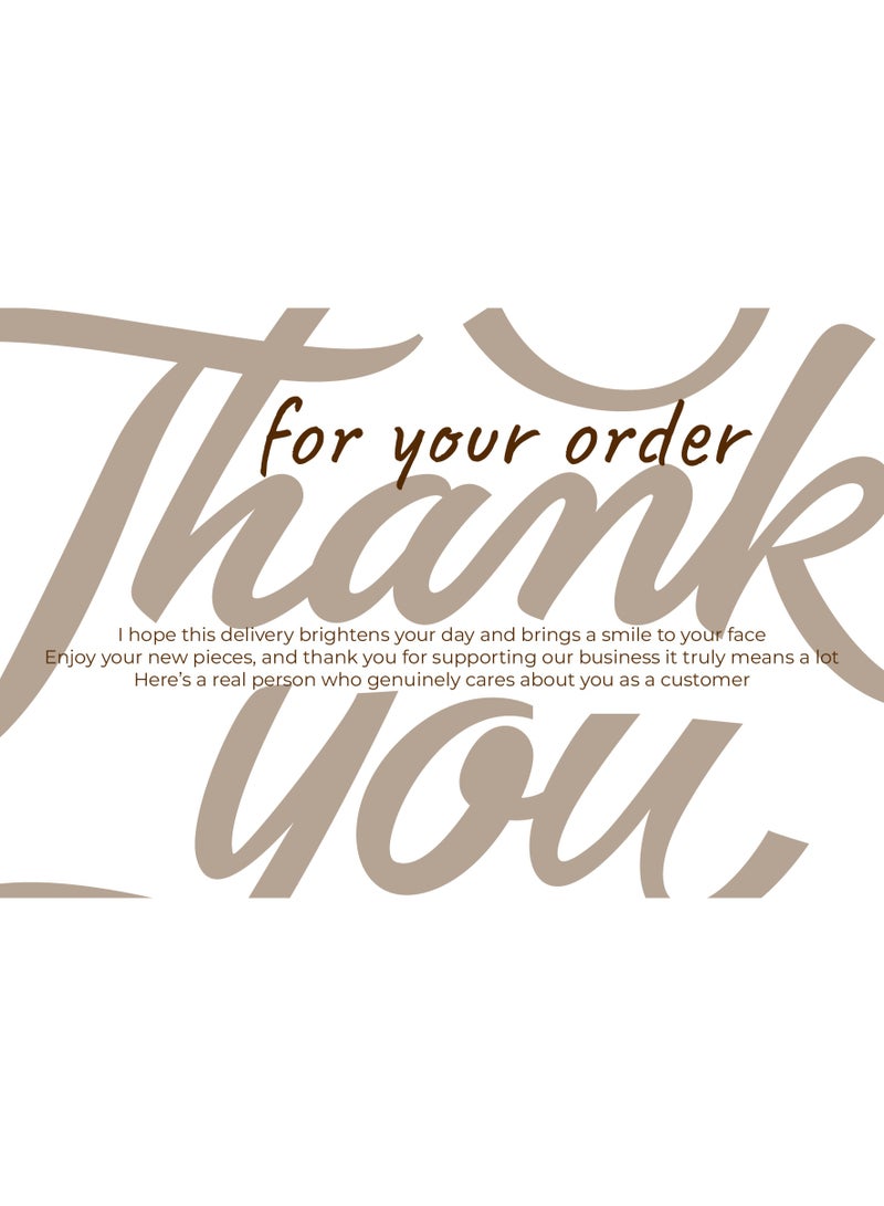 طقم كروت شكر فاخرة – 100 كارت بتصميم راقٍ - Image 1