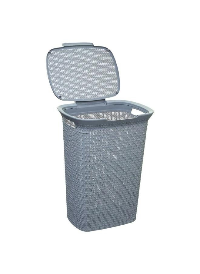 لوفت سلة غسيل - 57 لتر، الطول 46.5 × العرض 35 × الارتفاع 61.6 سم، رمادي، اسكندنافي - 164587 - Image 3