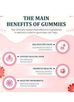 Nutrition Feminine Health & Balance Gummies – Hormonal and pH Support for Women of All Ages | 60 Gummies  - Image 4