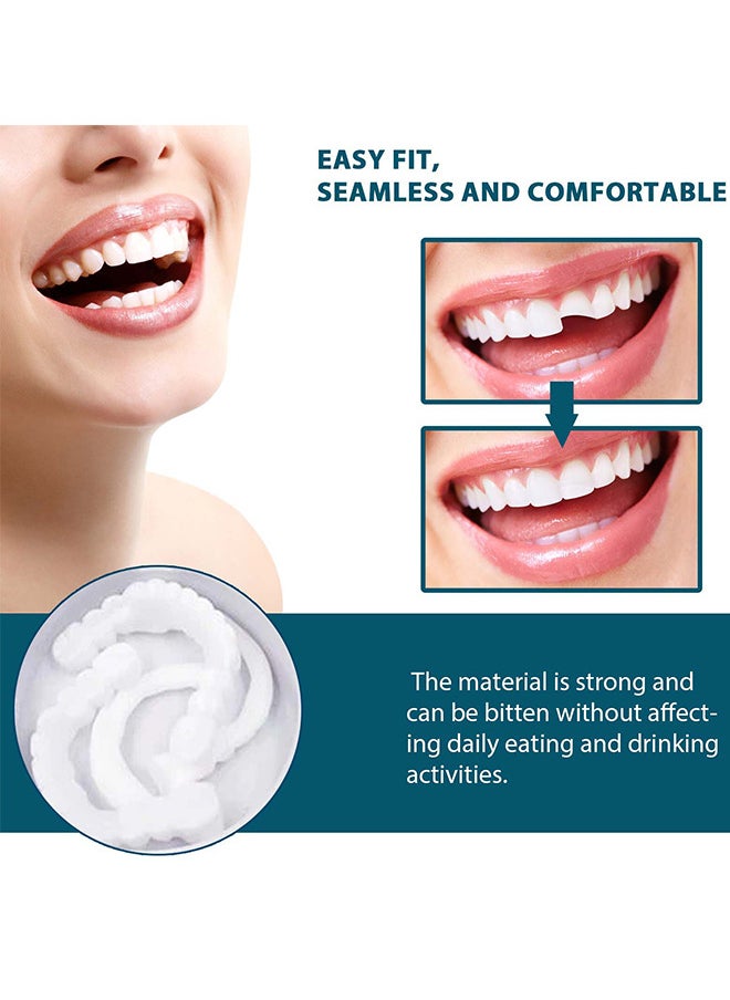 EELHOE Adjustable Snap On Dentures, Temporary Teeth Repair Kit Correct Denture Alignment For Temporary Teeth Replacement  - Image 4