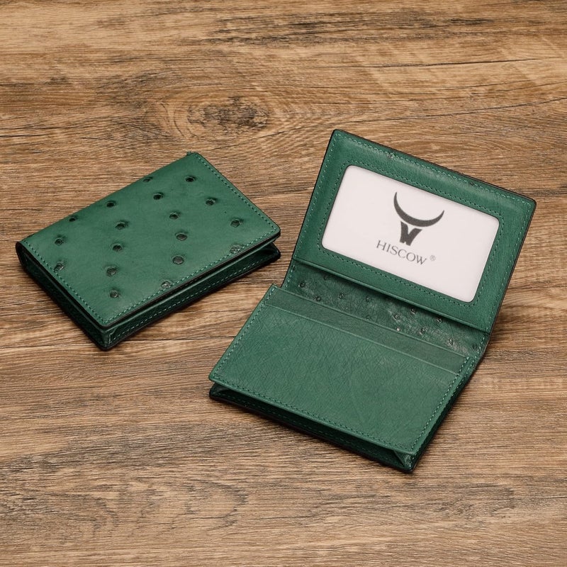 HISCOW Leather Business Card Case Holder for Men & Women, Italian Calfskin - Image 2