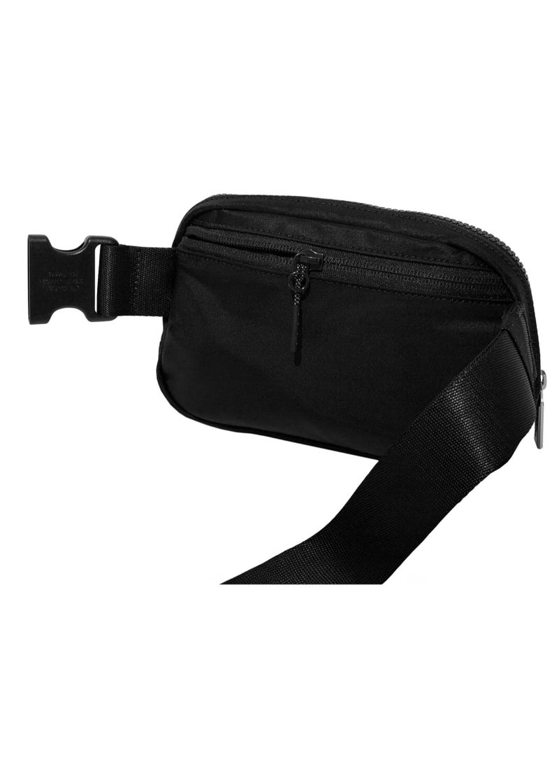 Lululemon Athletica Everywhere Belt Bag, Black, 7.5 x 5 x 2 inches