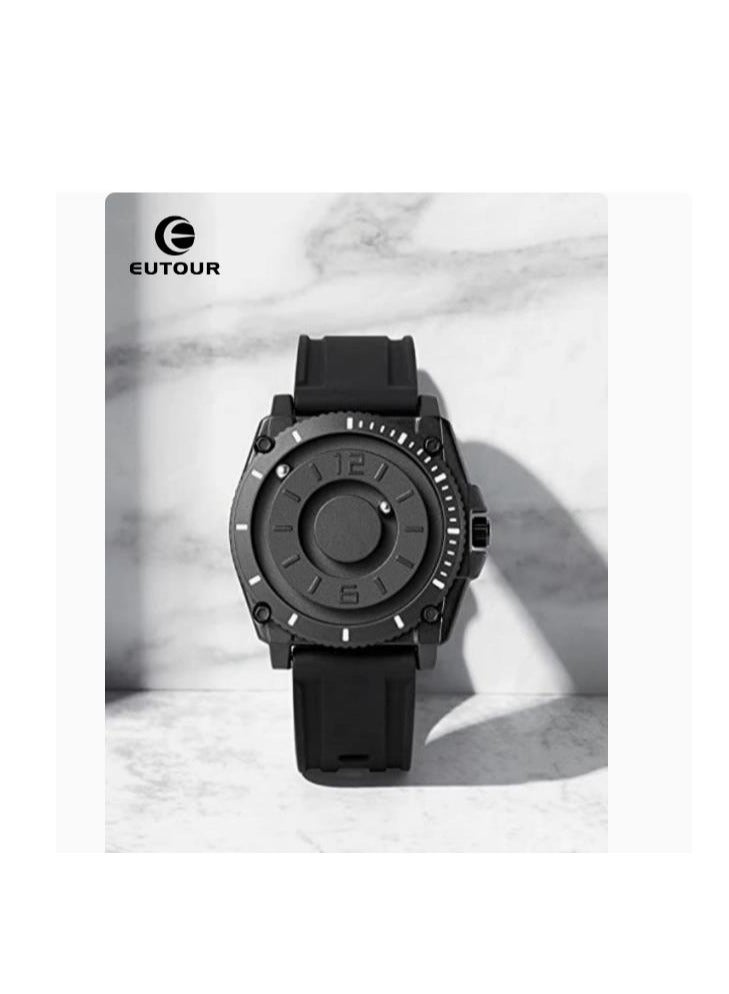 EUTOUR Magnetic Bead Concept Watch Fashion Luxury Business Quartz Watch - Image 2