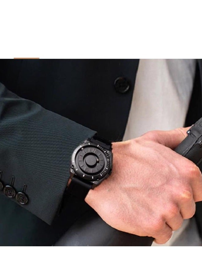 EUTOUR Magnetic Bead Concept Watch Fashion Luxury Business Quartz Watch - Image 4