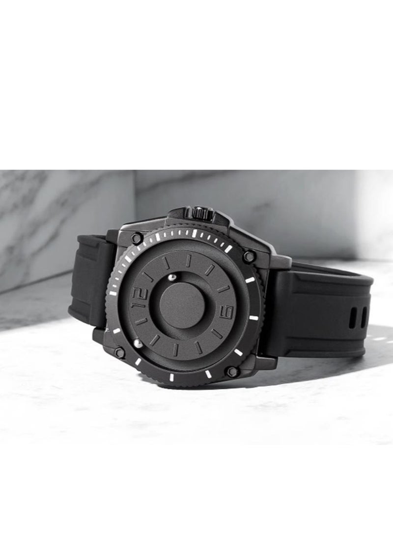 EUTOUR Magnetic Bead Concept Watch Fashion Luxury Business Quartz Watch - Image 3