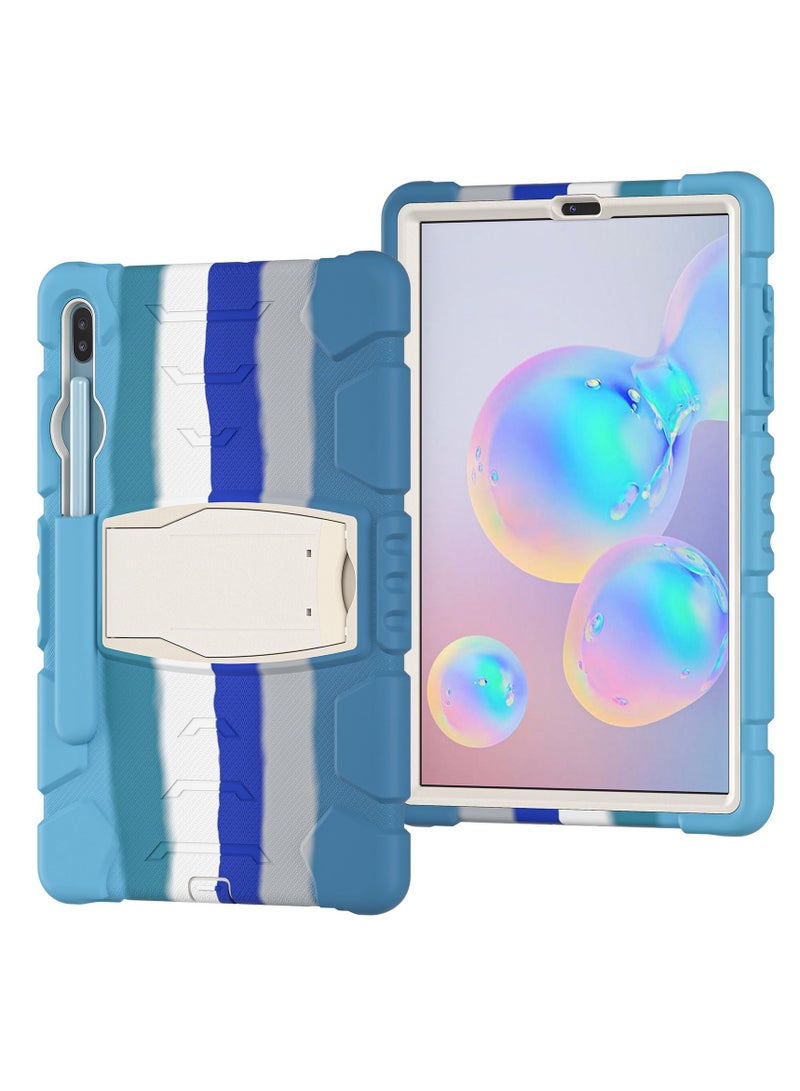 GULFLINK Gulflink Back Cover Protect Case for SAMSUNG Tab S6 T860/T865/T867 10.5 inch colourful blue - Image 3