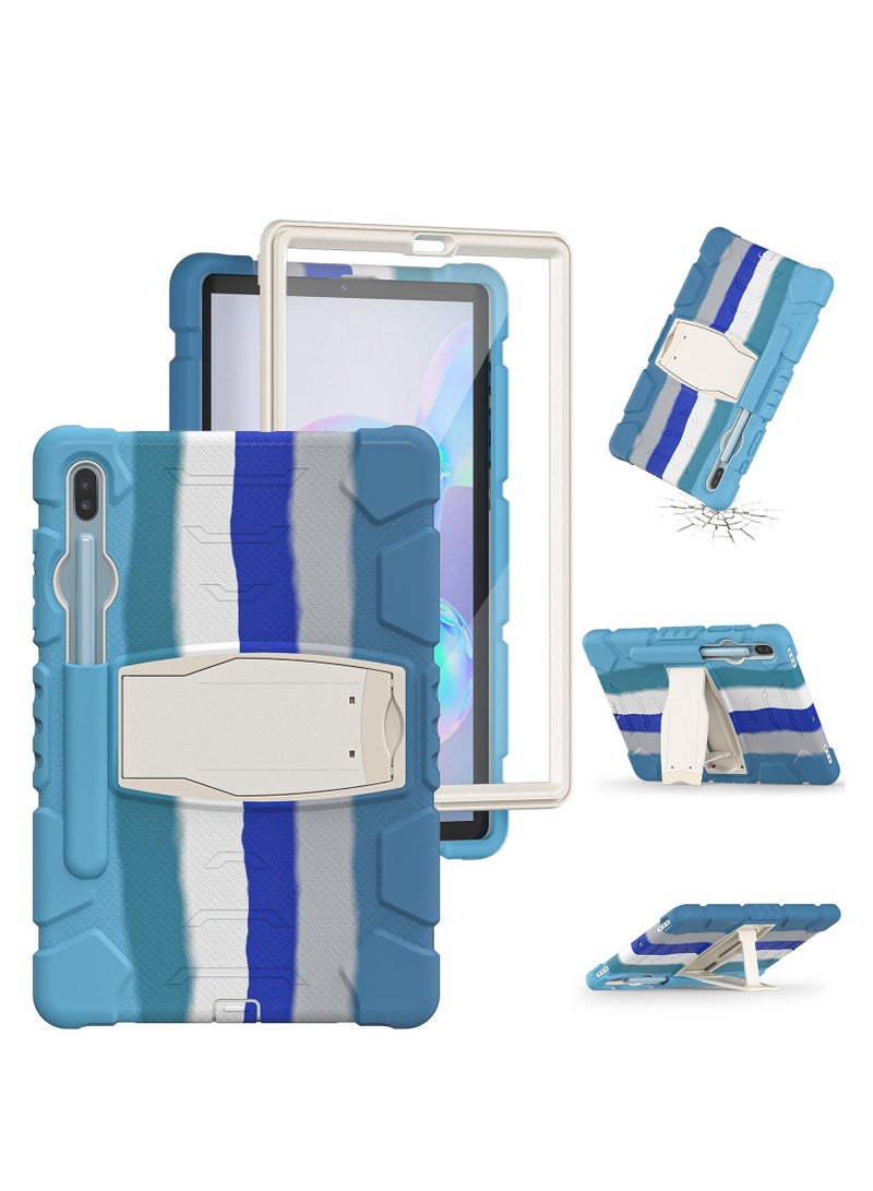 GULFLINK Gulflink Back Cover Protect Case for SAMSUNG Tab S6 T860/T865/T867 10.5 inch colourful blue - Image 1