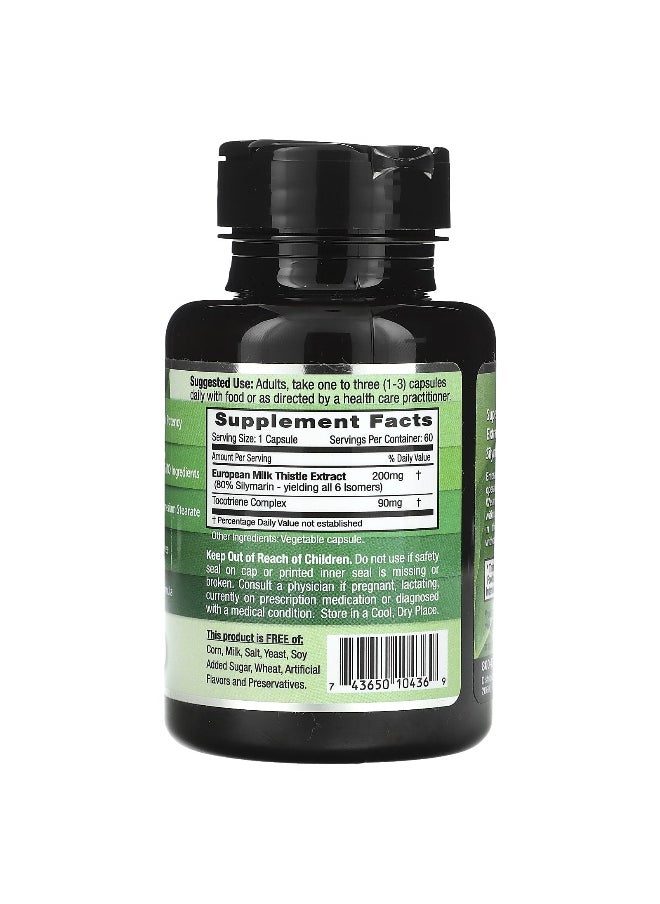 Emerald Laboratories Emerald Laboratories, European Milk Thistle, 60 Vegetable Caps  - Image 2