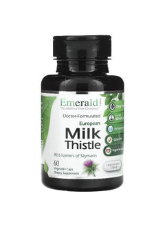 Emerald Laboratories Emerald Laboratories, European Milk Thistle, 60 Vegetable Caps  - Image 1