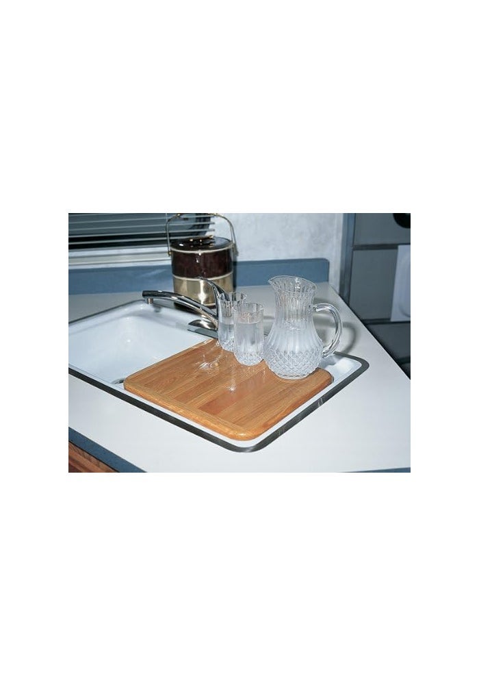 Camco Oak Sink Cover for RVs and Campers - Image 2