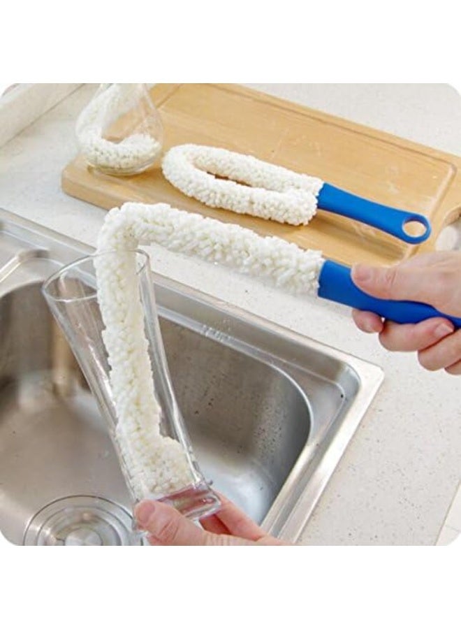 BNYD Long Bottle Brush Cleaner, Flexible Bottle Scourer - Image 2