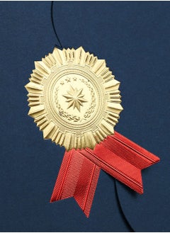 كاست ويف 5 قطعة A4 حامل شهادة التخرج غطاء دبلومة درجة حامل شهادة ثلاثية الطي يغطي لشهادات الجائزة  - Image 4