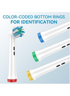 Beauenty Upgraded Acoss Action Electric Toothbrush Headd Specially Designed for PRO1000-16° Cross BristlesAmazing Cleaning Effect Toothbrush Heads Suitable for Deep Cleaning People(4PCS)  - Image 3