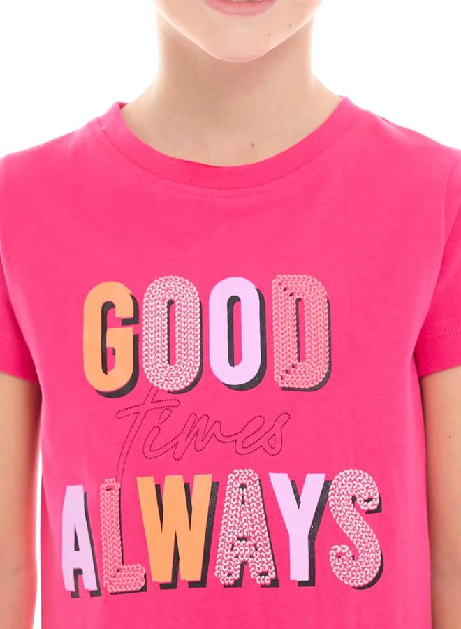 victor and jane victor and jane Good Times Graphic Print T-Shirt