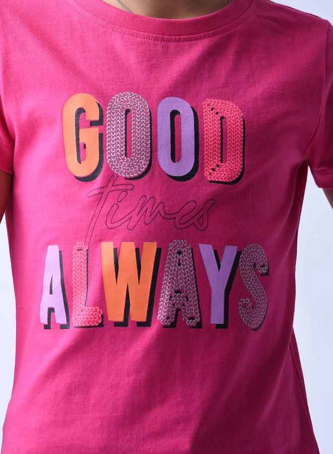 victor and jane victor and jane Good Times Graphic Print T-Shirt