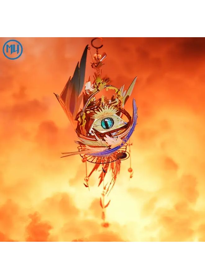 Gods Eye Metal Assembly Model DIY Handcrafted Jigsaw Unique Gift Birthday Present Artistic Home Decor - Image 4