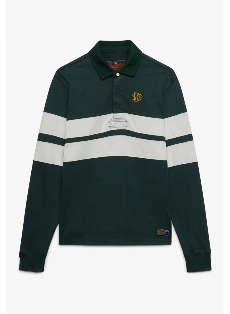 Superdry Vintage Athletic Stripe Rugby Top