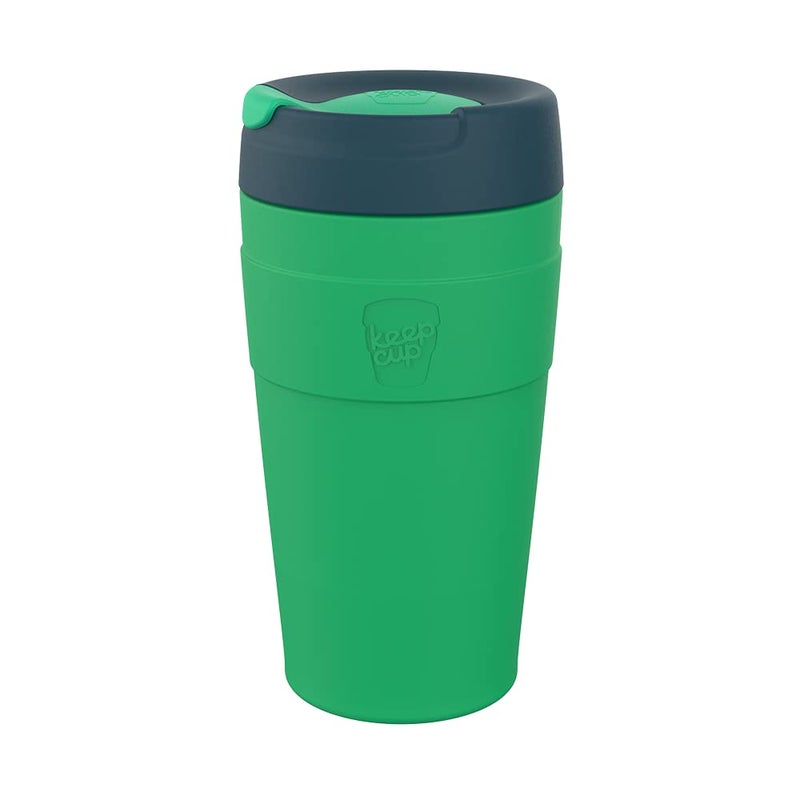 KeepCup Traveller Reusable Travel Mug Vacuum Insulated Stainless Steel Cup with Leakproof Sipper Lid 16oz454ml Calenture