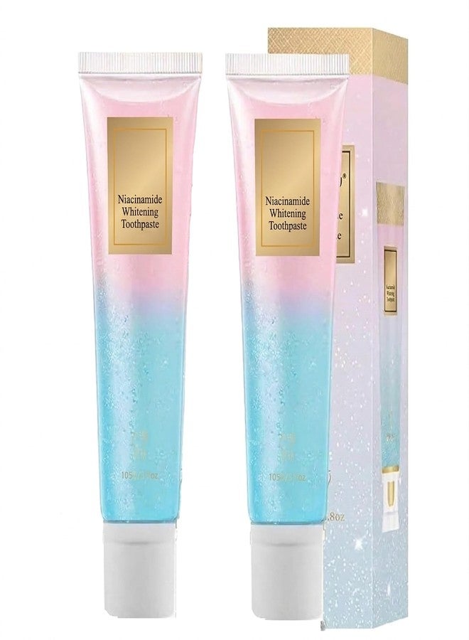 Aasakt Niacinamide Whitening Toothpaste – Professional Dental Care Formula for Brighter & Healthier Teeth(100 Gm) Combo of 2 set - Image 1