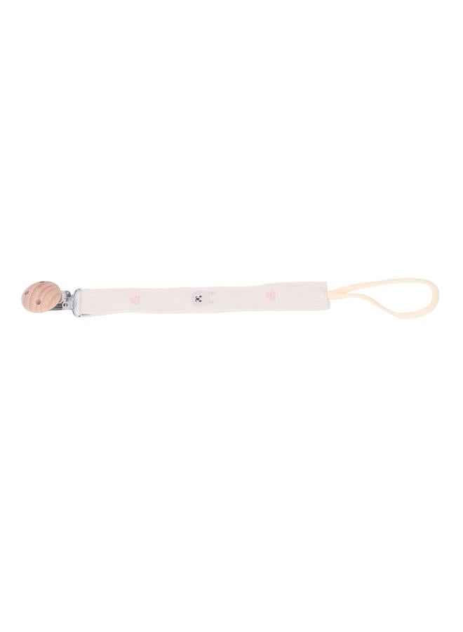 Pacifier Clip Cloth Baby Teething Toy Teether Chewing Holder Strap Easy Carrying for Infant Rabbit  - Image 2